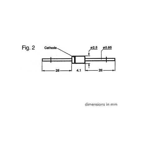 DIODE ZENER 5V1 - 1.3W