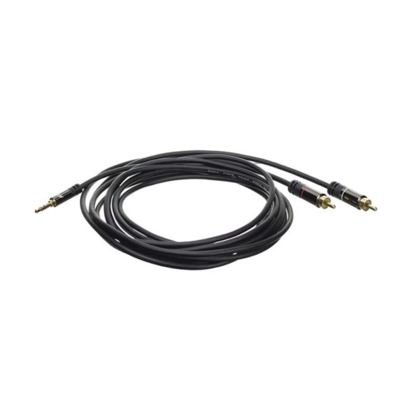 Câble de connexion audio de 3.5 mm vers 2 x RCA - 1.5 m