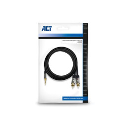Câble de connexion audio de 3.5 mm vers 2 x RCA - 1.5 m