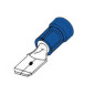 COSSE MALE 6.4mm BLEUE