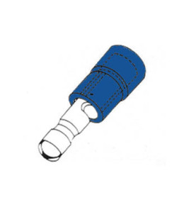 COSSE CYLINDRIQUE MALE BLEUE - Velleman