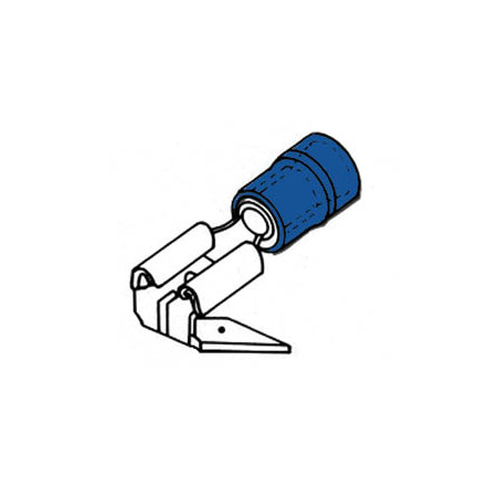 COSSE REPIQUAGE 6.4mm BLEU - Velleman