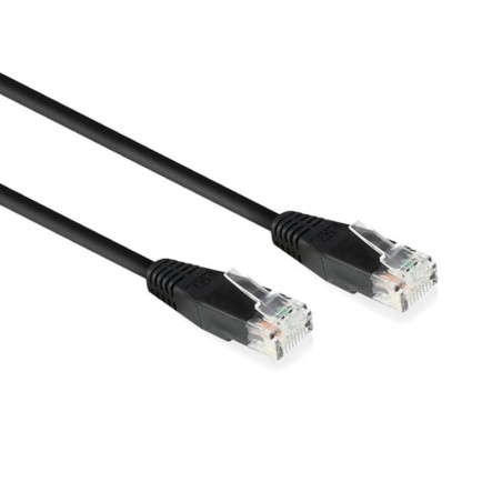 Câble réseau CAT6 U/UTP, cuivre, 15m, noir - Velleman