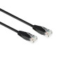 Câble réseau CAT6 U/UTP, cuivre, 15m, noir