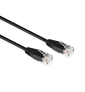 Câble réseau CAT6 U/UTP, cuivre, 15m, noir - Velleman