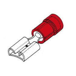 COSSE FEMELLE 6.4mm ROUGE - Velleman