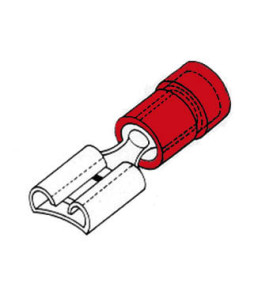 COSSE FEMELLE 6.4mm ROUGE - Velleman