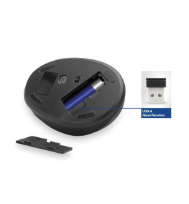 Souris ergonomique sans fil - 1600 DPI - Velleman