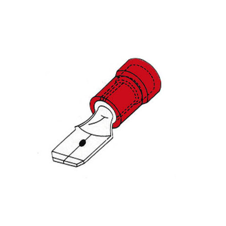 COSSE MALE 2.8mm ROUGE - Velleman