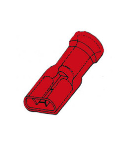 CLIP FEMELLE ISOLE 6.4mm ROUGE - Velleman