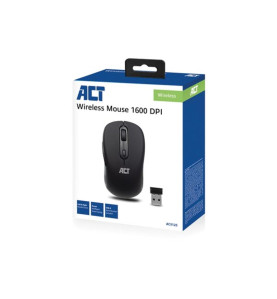 Souris sans fil noire 1000/1200/1600 dpi - Velleman