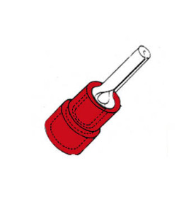 COSSE FEMELLE CYLINDRIQUE ROUGE - Velleman