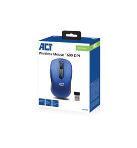 Souris sans fil - bleu - 1000/1200/1600dpi - Velleman