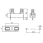 PORTE-FUSIBLE POUR CI 5x20mm