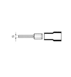 COSSE FEMELLE CYLINDRIQUE JAUNE - Velleman