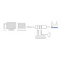 Hub 3 ports USB 3.2 Gen1 avec port réseau Gigabit Hub 3 ports USB 3.2 Gen1 avec port réseau Gigabit
