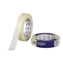 Ruban de masquage 60°C - blanc crème 25mm x 50m - PRL