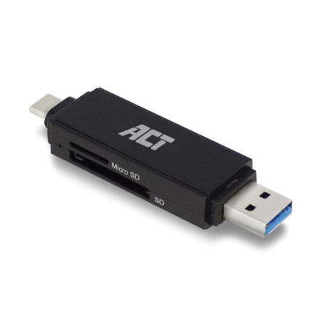 Lecteur de cartes SD et Micro SD USB 3.2 Gen1, connecteur USB-C et Typ