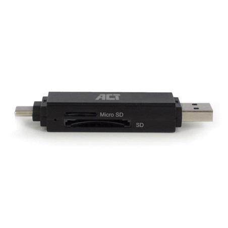 Lecteur de cartes SD et Micro SD USB 3.2 Gen1, connecteur USB-C et Type-A