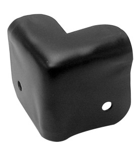 COIN DE PROTECTION POUR ENCEINTES, NOIR METALLIQUE, 38 x 38mm x 90° - 