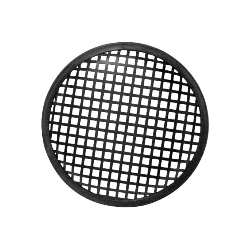 GRILLE MÉTALLIQUE POUR ENCEINTE 5" - NOIR - 10 pcs