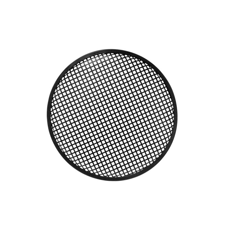 GRILLE MÉTALLIQUE POUR ENCEINTE 12" - NOIR GRILLE MÉTALLIQUE POUR ENCEINTE 12" - NOIR
