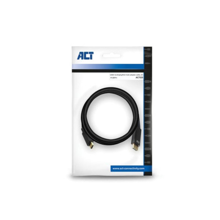 Câble adaptateur USB-C vers DisplayPort - 4K @ 60 Hz - 2 m