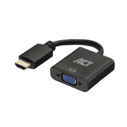 Câble adaptateur HDMI mâle vers VGA femelle, avec audio - 0.15 m - Vel