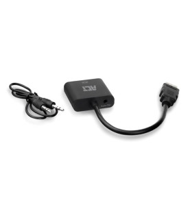 Câble adaptateur HDMI mâle vers VGA femelle, avec audio - 0.15 m - Vel