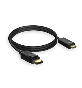 Câble adaptateur DisplayPort vers HDMI - 4K @ 30 Hz - 1.8 m - Velleman