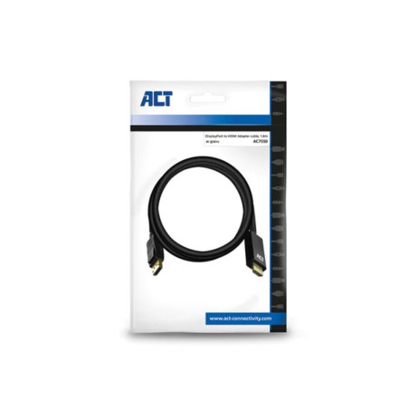 Câble adaptateur DisplayPort vers HDMI - 4K @ 30 Hz - 1.8 m