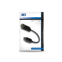 Adaptateur DisplayPort mâle vers HDMI femelle - 4K @ 30 Hz - 0.15 m