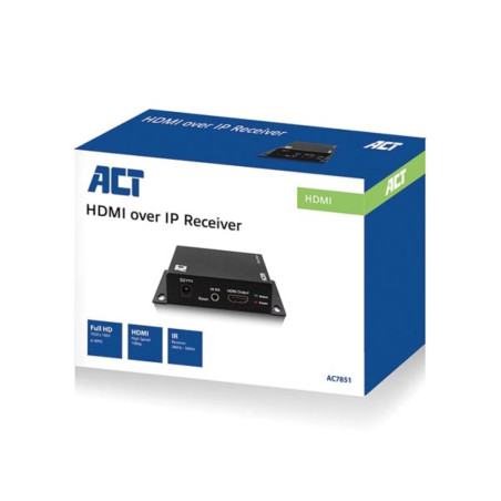Récepteur HDMI sur IP pour ACTAC7850 avec support IR