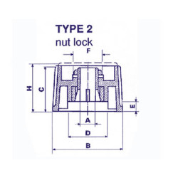 BOUTON  (GRIS 28mm/4mm)