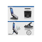 Support pour ordinateur portable, 6 positions réglables en hauteur, hub 4 ports