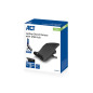 Support pour ordinateur portable, 6 positions réglables en hauteur, hub 4 ports