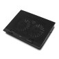 Support pour ordinateur portable, avec ventilateur, hauteur réglable en 2 positions, hub 4 ports