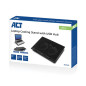 Support pour ordinateur portable, avec ventilateur, hauteur réglable en 2 positions, hub 4 ports
