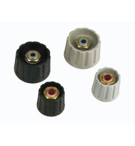 BOUTON (NOIR 45mm/6mm) 2 PINCES - Velleman