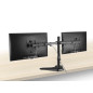 Support de bureau pour moniteur, 2 écrans jusqu'à 32", VESA