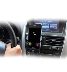Support Voiture pour Smartphone - Fixation dans la Grille d'Aération -
