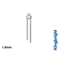 LED STANDARD 1.8mm - JAUNE DIFFUSANT - Velleman