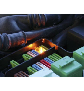 FUSIBLE AUTOMOBILE AVEC VOYANT LUMINEUX (15A - BLEU) - Velleman