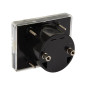 Amperemetre Analogique De Tableau 100mA CC / 60 x 47mm