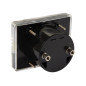 Amperemetre Analogique De Tableau 3A CC / 60 x 47mm Amperemetre Analogique De Tableau 3A CC / 60 x 47mm