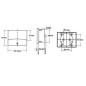 Amperemetre Analogique De Tableau 3A CC / 60 x 47mm Amperemetre Analogique De Tableau 3A CC / 60 x 47mm