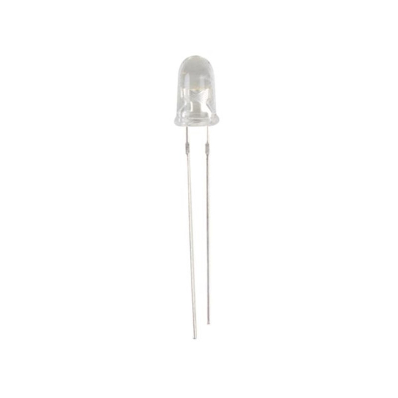 LED BLANCHE 5 mm - TRANSPARENTE