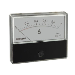 Amperemetre Analogique De Tableau 1A CC / 70 x 60mm - Velleman