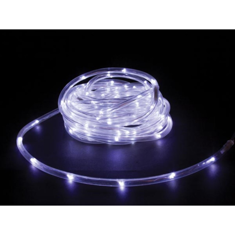 Microlight LED - 6 m - 120 LED - blanc - câble transparent - 12 V