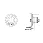 HAUT-PARLEUR MINIATURE - 0.5W / 8 ohm - Ø 50mm